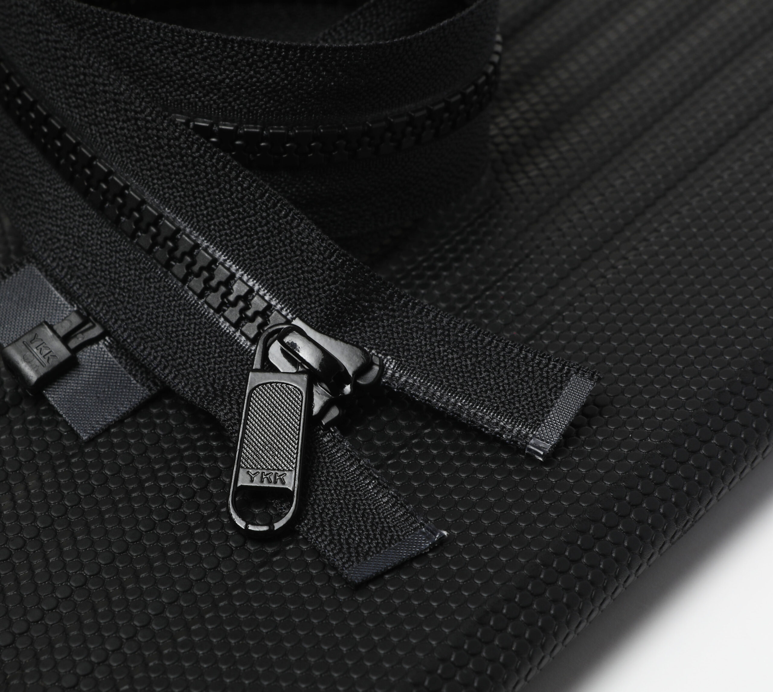 YKK Zipper Original Japanese Plastic Vislon Zipper Black-grey 