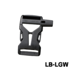 YKK® LB-LG Series buckles have a rectilinear and light weight design. The special tip shape of the plug reduces incorrect insertion.