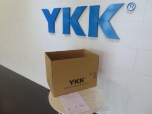 YKK Nhon Trach Plant is embracing the use of polyethylene, containing 100% recycled materials as a viable alternative, which also lowers GHG emissions. The Nhon Trach Plant has also switched 50% of cardboard boxes to recycled materials, aiming for 100% by the end of 2023.